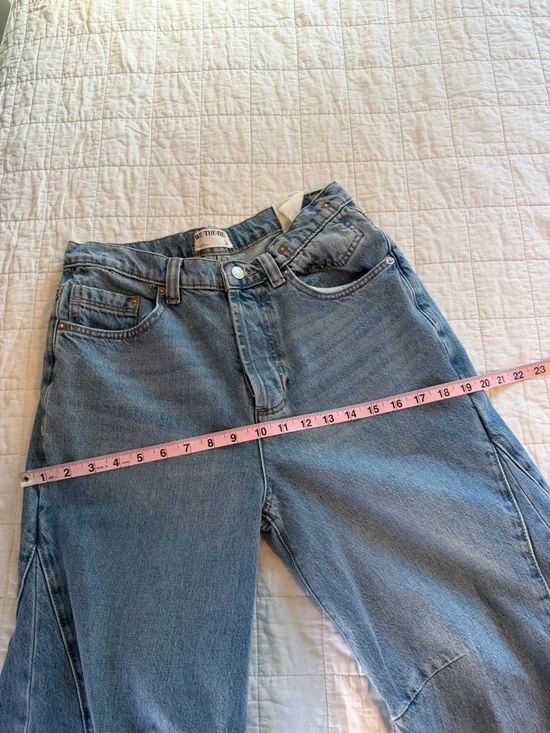 Free People We The Free Eden High Slouchy Flare Jeans NWT 27 Fast Forward - Picture 9 of 11